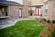 synthetic turf slate patio