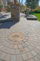 paver patio inlay