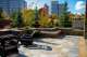 flagstone patio stone bench