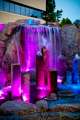 color changing underwater lights pink