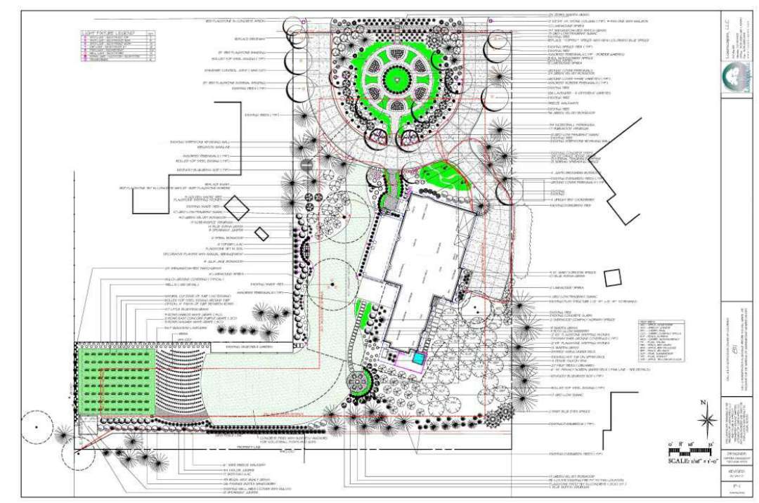 Luxescapes landscape design.