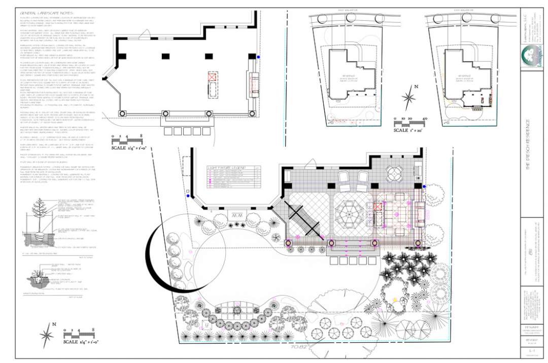 Luxescapes landscape design.