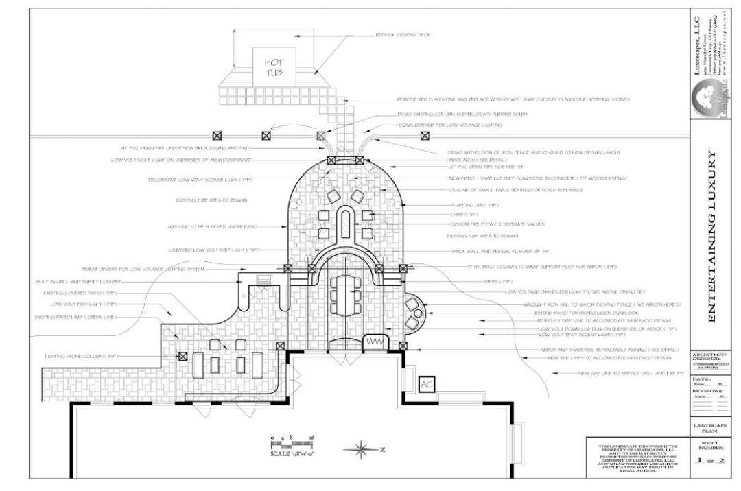 Luxescapes landscape design.