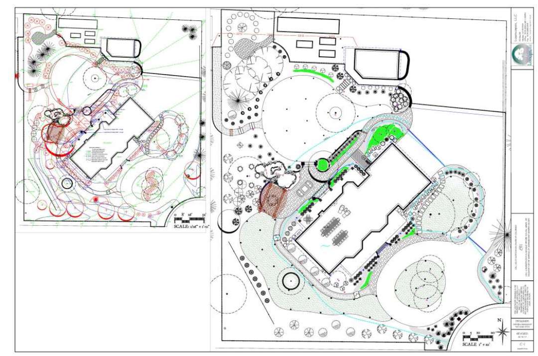 Luxescapes landscape design.