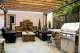 grill fire pit and water feature