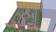 3d vegetable garden rendering