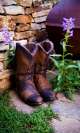 cowboy boot planter
