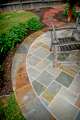 dimensional flagstone patio